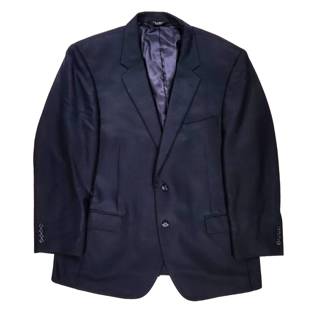 Jos. A. Bank R46 Signature Collection Dark Navy Two-Button Silk-Camelhair Blazer